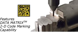features data matrix 2-d code marking capability